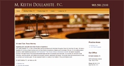 Desktop Screenshot of dollahitelaw.com